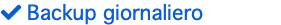  Backup giornaliero