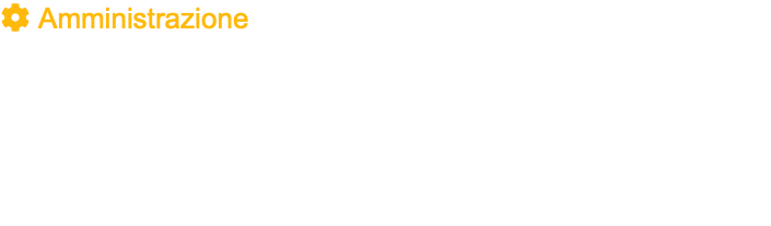  Amministrazione Nuovi profili utente e strumenti di controllo Abbiamo creato un nuovo profilo di utente denominato "Supervisore" riservato a chi ricopre incarichi di elevata responsabilità nel settore formativo. Sono stati anche implementati ulteriori controlli sugli accessi e sulle operazioni fatte dagli utenti. 
